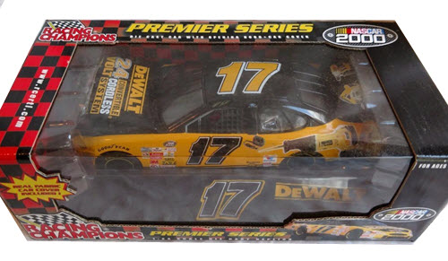 2000 Matt Kenseth NASCAR Diecast 17 DeWalt 24 Volt CWC 1:24 Racing Champions Premier Car Cover 1