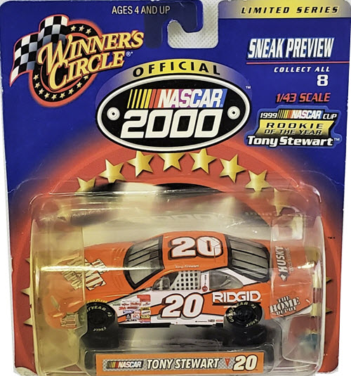 2000 Tony Stewart NASCAR Diecast 20 Home Depot CWC 1:43 Winners Circle ROY Sneak Preview 1