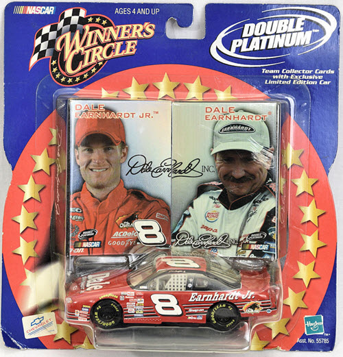 2001 Dale Earnhardt Jr NASCAR Diecast 8 Dale CWC 1:43 Winners Circle Double Platinum 1