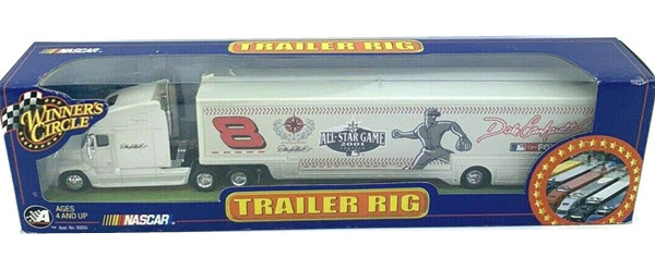 2001 Dale Earnhardt Jr NASCAR Diecast 8 MLB Baseball Seattle All Star Game Hauler 1:64 Winners Circle 1