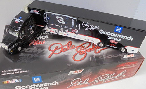 2001 Dale Earnhardt Sr NASCAR Diecast 3 GMGW GM Goodwrench Hauler Transporter 1:64 Action ARC 1a