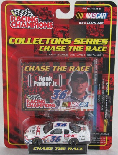 2001 Hank Parker Jr NASCAR Diecast 36 GNC CWC 1:64 Racing Champions Collectors 1