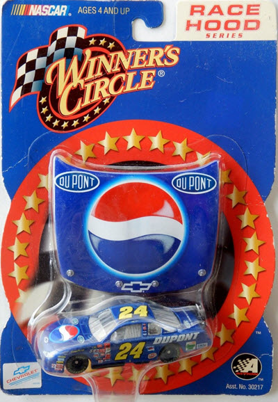 2001 Jeff Gordon NASCAR Diecast 24 Pepsi CWC 1:64 Winners Circle Race Hood 1