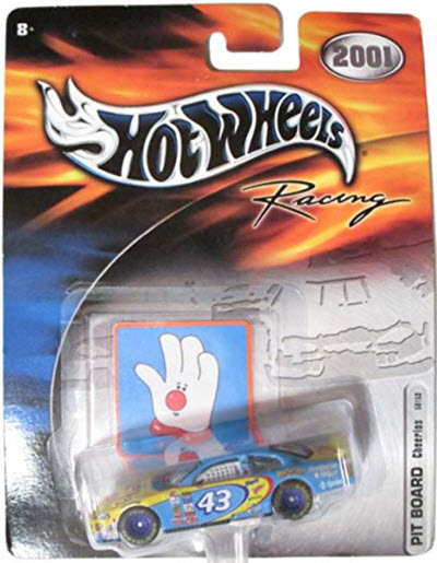 2001 John Andretti NASCAR Diecast 43 Cheerios CWC 1:64 Hot Wheels Pit Board 1