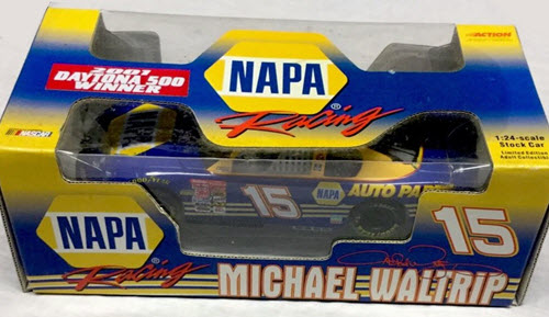 2001 Michael Waltrip NASCAR Diecast 15 NAPA Daytona 500 Winner CWC 1:24 Action ARC NAPA Promo 1