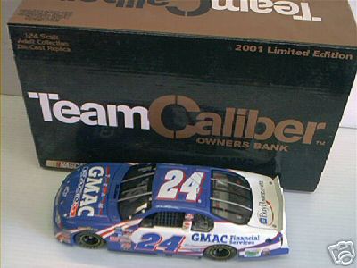 2001 Ricky Hendrick NASCAR Diecast 24 GMAC CWB Bank 1:24 Team Caliber Owners 1