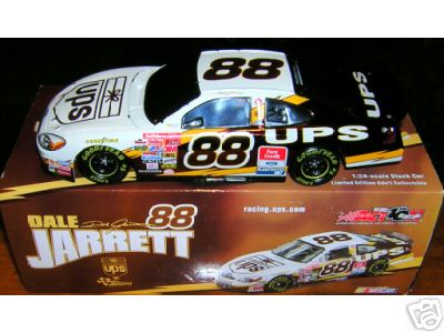 2002 Dale Jarrett NASCAR Diecast 88 UPS BWB Bank 1:24 Action ARC 1