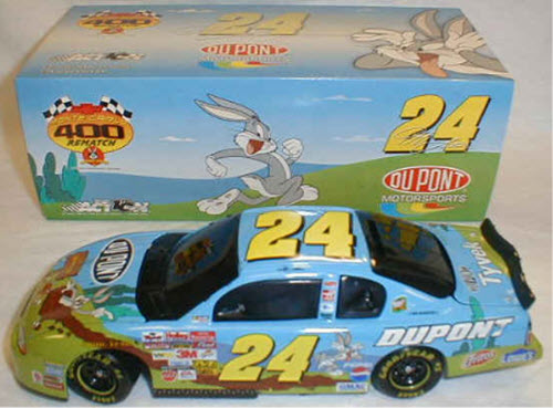 2002 Jeff Gordon NASCAR Diecast 24 Bugs Bunny Looney Tunes Rematch BWB Bank 1:24 Action ARC 1