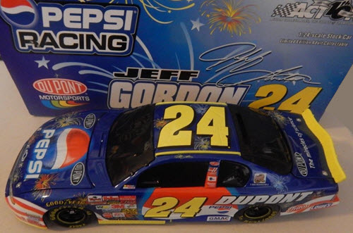 2002 Jeff Gordon NASCAR Diecast 24 Pepsi Daytona Stars Stripes BWB Bank 1:24 Action ARC 1