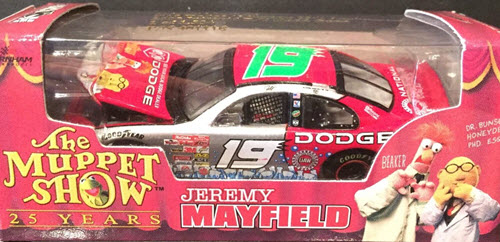 2002 Jeremy Mayfield NASCAR Diecast 19 Muppet Muppets Honeydew Beaker CWC 1:64 Action RCCA 1