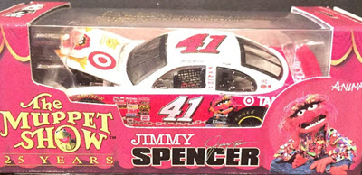 2002 Jimmy Spencer NASCAR Diecast 41 Muppet Show Muppets Animal CWC 1:64 Action RCCA 1