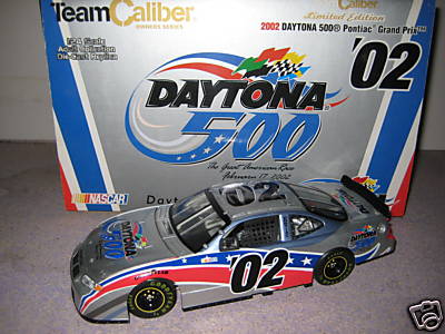 2002 NASCAR Diecast 02 Daytona 500 Event Car CWC 1:24 Team Caliber Owners 1