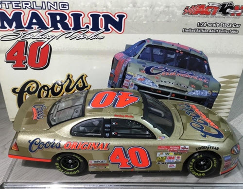 2002 Sterling Marlin NASCAR Diecast 40 Coors Original CWB Bank 1:24 Action RCCA 2