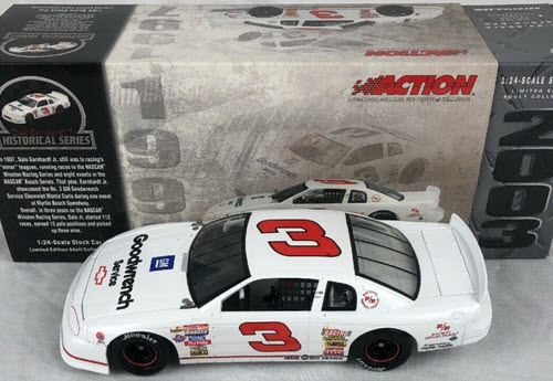 2003 Dale Earnhardt Jr NASCAR Diecast 3 GMGW GM Goodwrench White CWC 1:24 Action ARC Historical Series 1