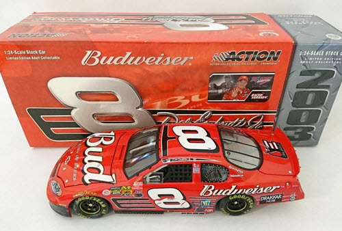 2003 Dale Earnhardt Jr NASCAR Diecast 8 Bud Budweiser Talladega Dega 4 Win Raced Version CWC 1:24 Action ARC 1