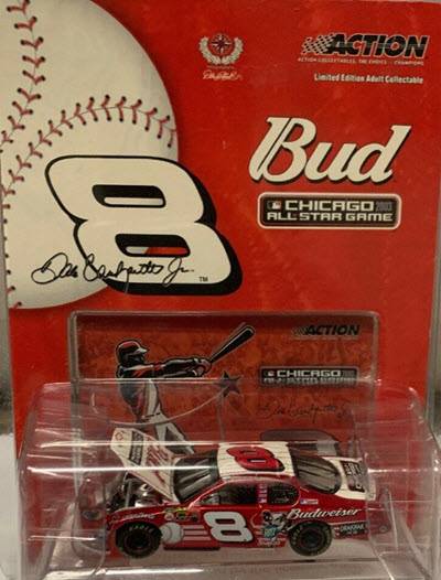 2003 Dale Earnhardt Jr NASCAR Diecast 8 MLB Baseball Chicago All Star Game CWC 1:64 Action ARC 1