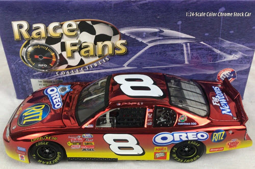 2003 Dale Earnhardt Jr NASCAR Diecast 8 Oreo Ritz CWC 1:24 QVC RFO Race Fans Only Color Chrome 1