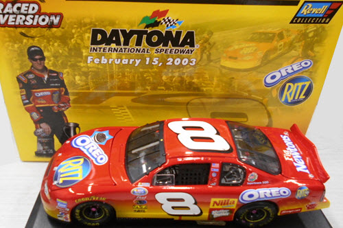 2003 Dale Earnhardt Jr NASCAR Diecast 8 Oreo Ritz Daytona Win Raced Version CWC 1:24 Revell Collection 1