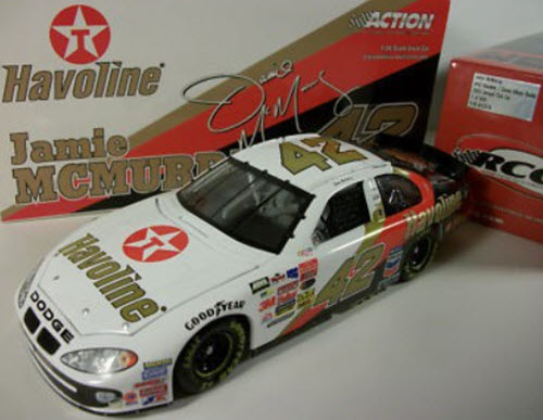 2003 Jamie McMurray NASCAR Diecast 42 Havoline Davey Allison Memorial CWC 1:24 Action RCCA Club Car 1