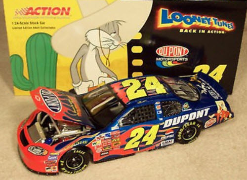 2003 Jeff Gordon NASCAR Diecast 24 Looney Tunes Back In Action CWB Bank 1:24 Action ARC 1
