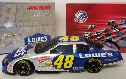 2003 Jimmie Johnson NASCAR Diecast 48 Lowes BWB Bank 1:24 Action ARC 1a