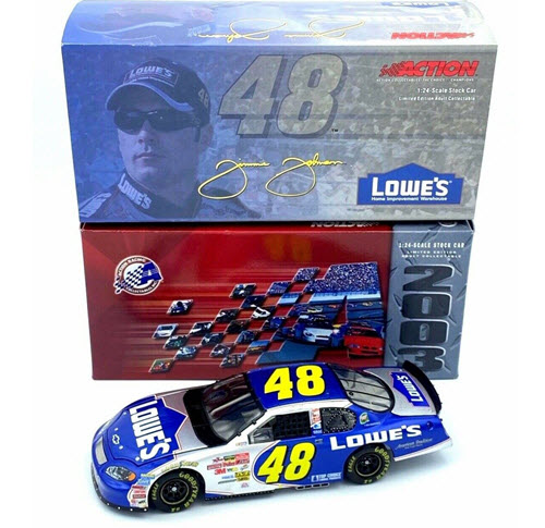 2003 Jimmie Johnson NASCAR Diecast 48 Lowes CWC 1:24 Action ARC 1