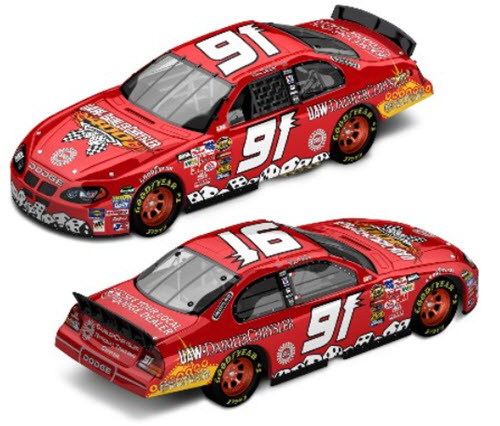2004 Bill Elliott NASCAR Diecast 91 UAW Diamler Chrysler CWC 1:64 Action ARC 99