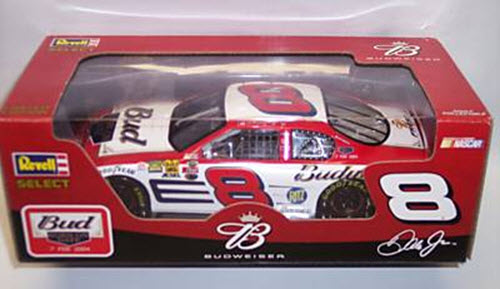 2004 Dale Earnhardt Jr NASCAR Diecast 8 Bud Budweiser BOD Born On Date Feb 07 Daytona Bud Shootout CWC 1:24 Revell Select 1