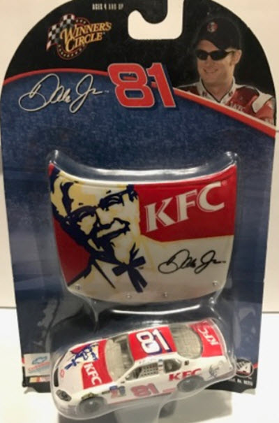 2004 Dale Earnhardt Jr NASCAR Diecast 81 KFC CWC 1:64 Winners Circle Hood 1