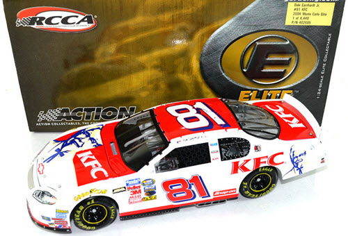 2004 Dale Earnhardt Jr NASCAR Diecast 81 KFC Kentucky Fried Chicken CWC 1:24 Action RCCA Elite 1