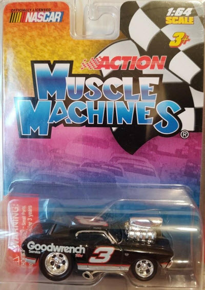 2004 Dale Earnhardt Sr NASCAR Diecast 3 GMGW GM Goodwrench 1969 Chevelle 1:64 Muscle Machines Funway 1