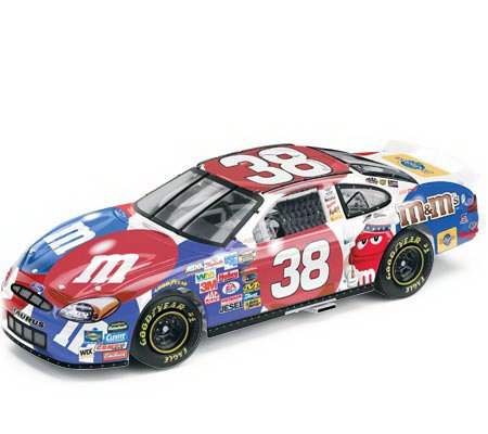2004 Elliott Sadler NASCAR Diecast 38 M&Ms Red White Blue July 4th CWC 1:24 Action RCCA Club Car 99
