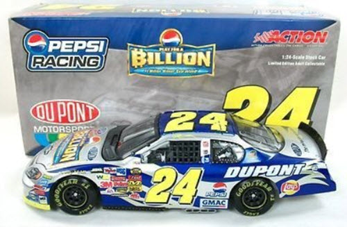 2004 Jeff Gordon NASCAR Diecast 24 Pepsi Billion Dollar Game CWB Bank 1:24 Action RCCA 1