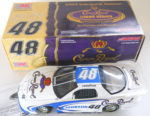 2004 Jimmie Johnson NASCAR Diecast 48 Crown Royal IROC FIrebird CWC 1:24 Action ARC 1