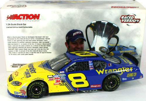2004 Martin Truex Jr NASCAR Diecast 8 Wrangler Darlington Win Raced Version CWC 24 Action ARC 1
