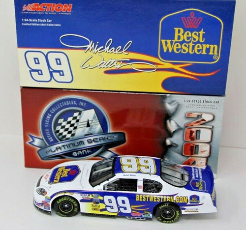 2004 Michael Waltrip NASCAR Diecast 99 Best Western CWB Bank 1:24 Action ARC 1