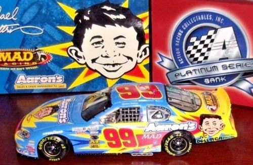 2004 Michael Waltrip NASCAR Diecast 99 Mad Magazine CWB Bank 1:24 Action ARC 1