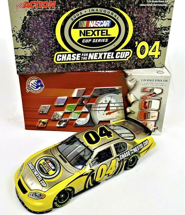 2004 NASCAR Diecast 04 Nextel Cup CHase CWC 1:24 Action ARC Brushed Metal 2