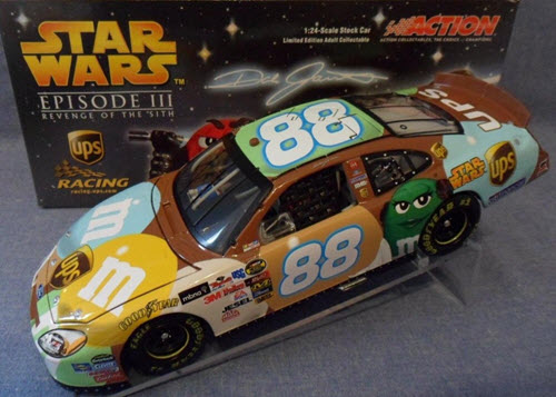 2005 Dale Jarrett NASCAR Diecast 88 Star Wars CWB Bank 1:24 Action ARC 1