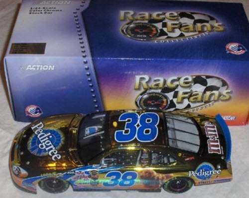 2005 Elliott Sadler NASCAR Diecast 38 Pedigree CWC 1:24 Action QVC RFO Color Chrome 1