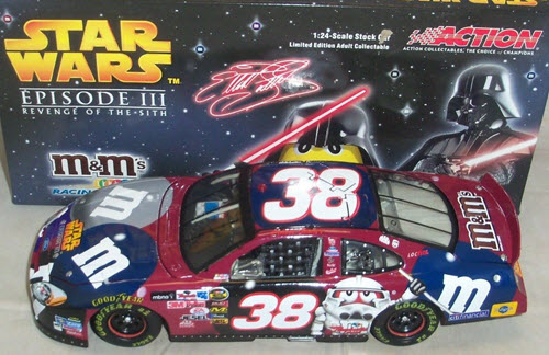 2005 Elliott Sadler NASCAR Diecast 38 Star Wars CWC Action ARC QVC Release 1