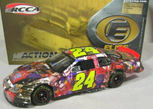 2005 Jeff Gordon NASCAR Diecast 24 Milestones 3X Daytona 500 Winner CWC 1:24 Action RCCA Elite 1