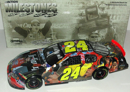 2005 Jeff Gordon NASCAR Diecast 24 Milestones 4X Indy Winner CWC 1:24 Action ARC 1