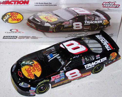 2005 Martin Truex Jr NASCAR Diecast 8 Bass Pro Shops Talladega Win Raced Version CWC 1:24 Action ARC 1
