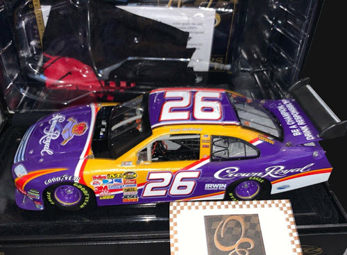 2007 Jamie McMurray NASCAR Diecast 26 Crown Royal CWC 1:24 Action RCCA Elite COT 2