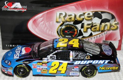 2007 Jeff Gordon NASCAR Diecast 24 Pepsi CWC 1:24 QVC RFO Color Chrome 1