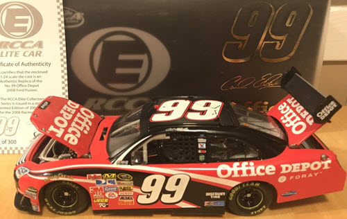2008 Carl Edwards NASCAR Diecast 99 Office Depot CWC 1:24 Lionel Action RCCA Elite 1
