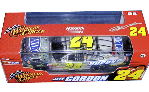 2008 Jeff Gordon NASCAR Diecast 24 DuPont CWC 1:24 Winners Circle Clear Car 1