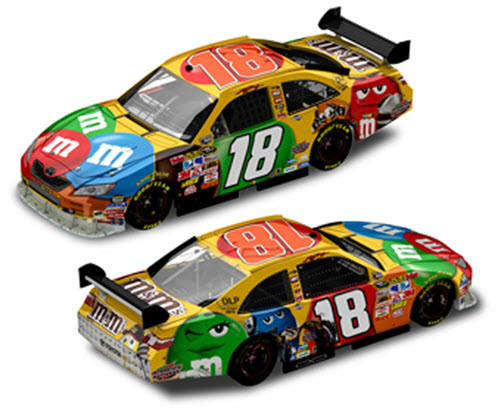 2008 Kyle Busch NASCAR Diecast 18 M&M M&Ms Dega Talladega Win Raced Version CWC 1:24 Action RCCA Elite 98