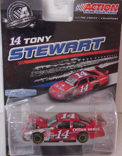 2009 Tony Stewart NASCAR Diecast 14 Old Spice CWC 1:64 Action ARC Platinum Series 1